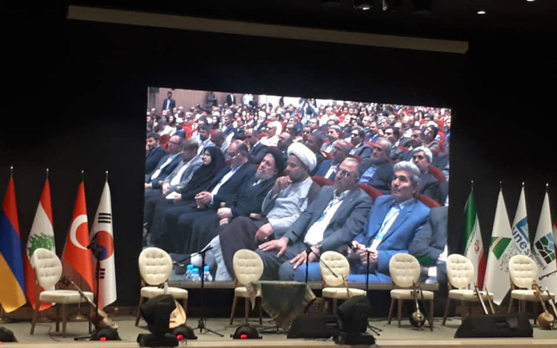  شرکت در مراسم جشن بین المللی ثبت جهانی «ژئو پارک ارس» 
