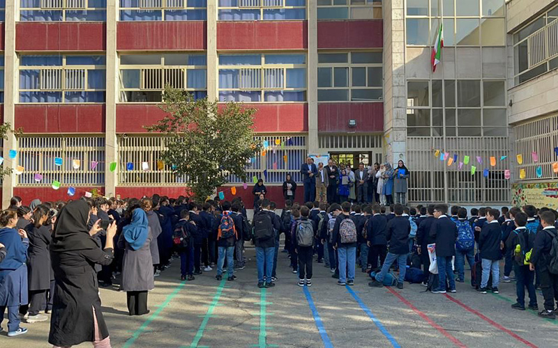 بازدید از مدرسه پسرانه «نوارت گلبنگیان»